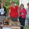 Beau, an Adele son, winning a 5pt Specialty Major under Wirehaired Breeder Judge Christine Erickson 